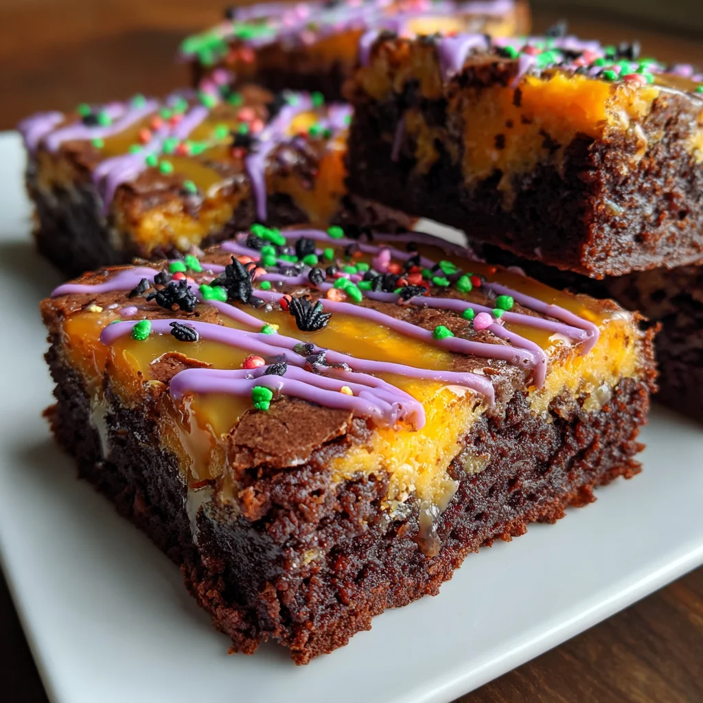 Halloween Cheesecake Brownies: Indulge in Spooky Delights!