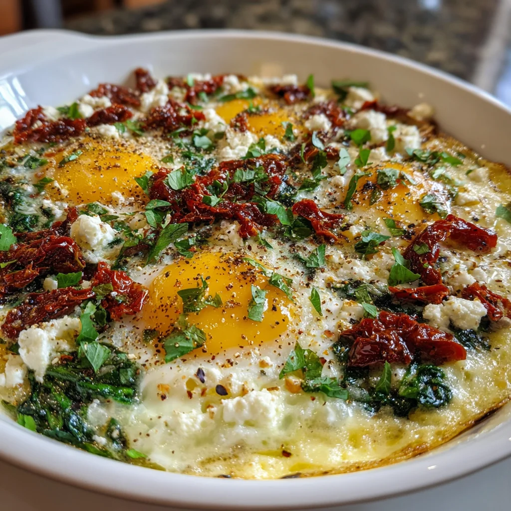 Spinach Feta Egg Bake: A Deliciously Easy Recipe!