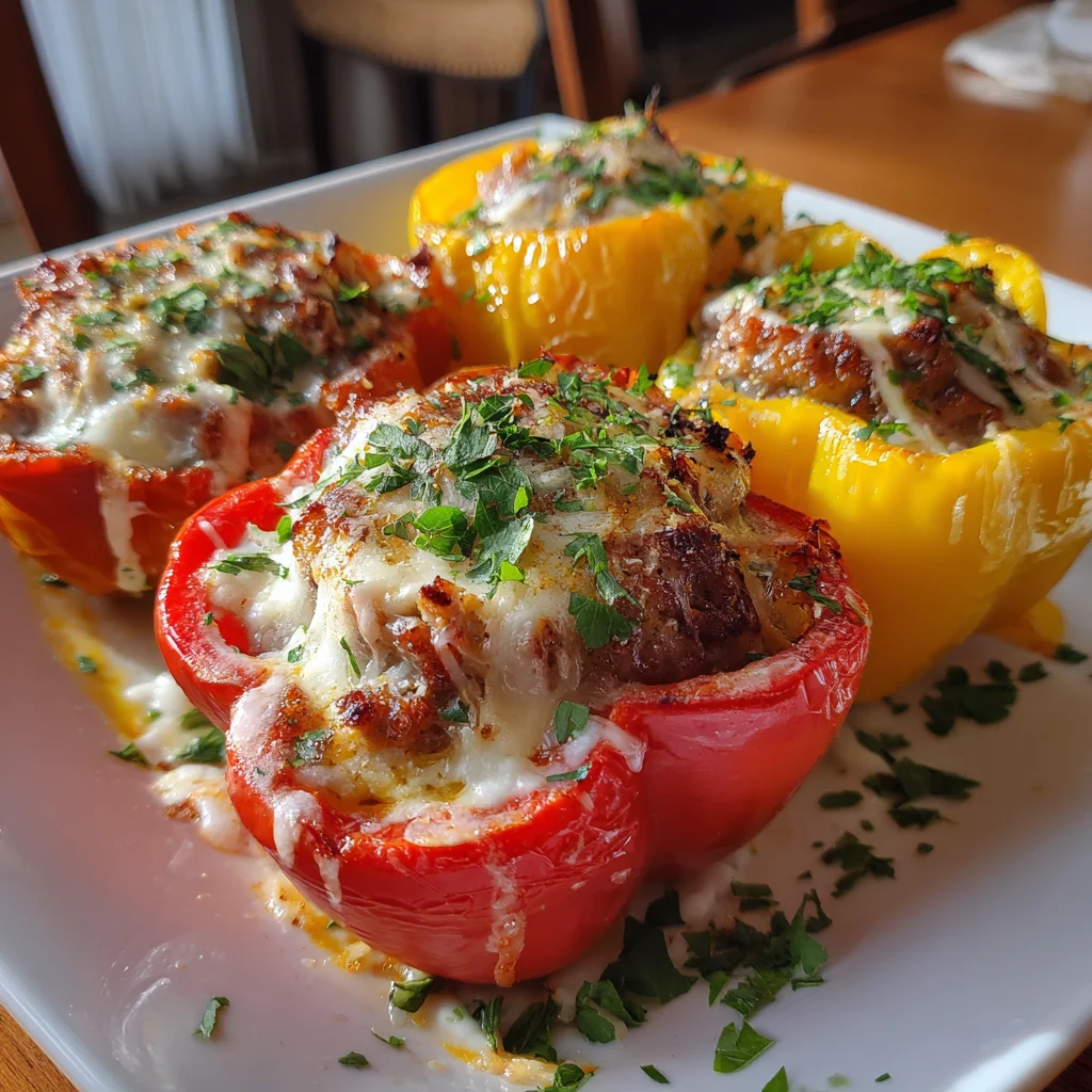 Alfredo Sausage Stuffed Peppers: A Delicious Dinner Surprise!