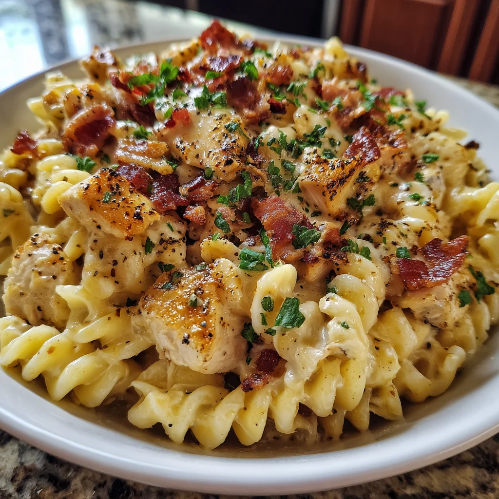 Bacon Chicken Pasta: A Creamy Delight You Must Try!
