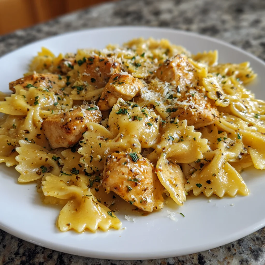 Garlic Butter Chicken Bowties: A Creamy Delight Recipe