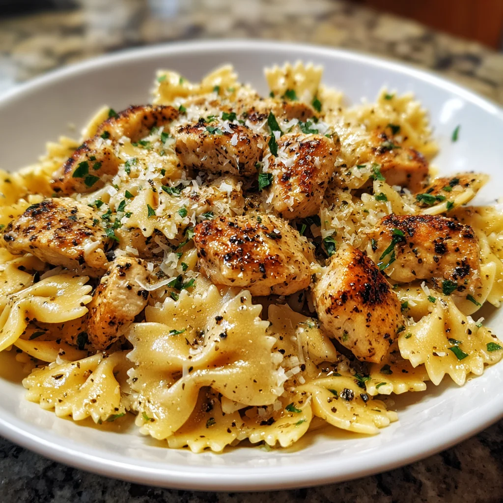 Garlic Butter Chicken Bowties: A Creamy Delight Recipe