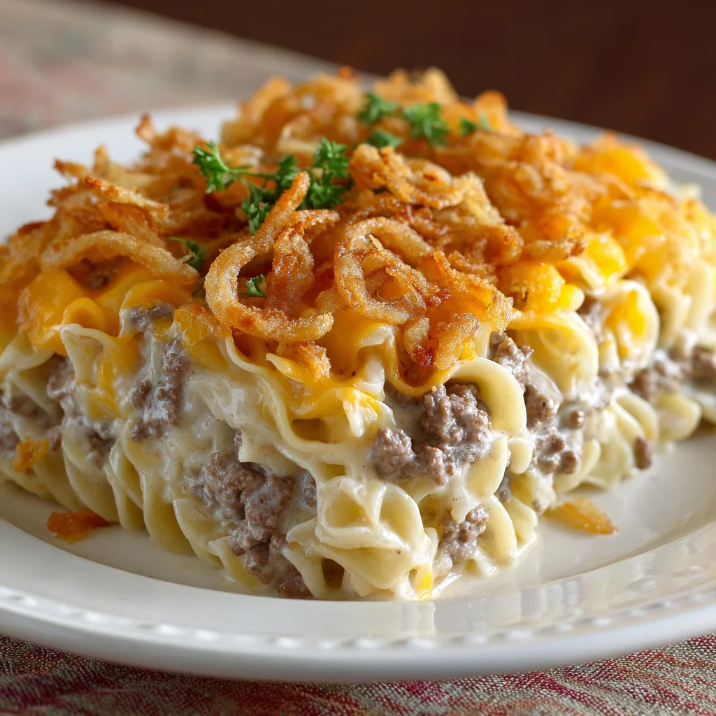 Cheesy Beef Noodle Casserole: A Comfort Food Delight!
