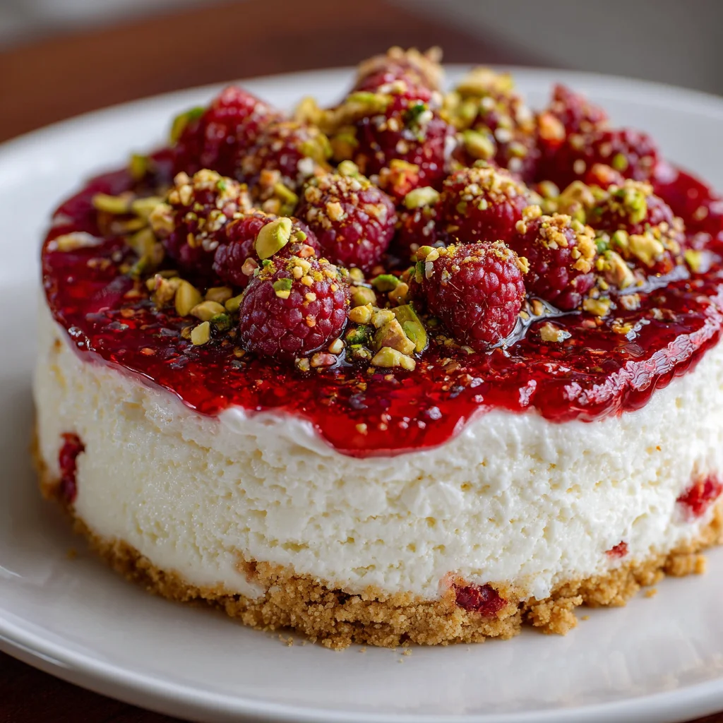 Raspberry Pistachio Cheesecake Delight is a must-try!