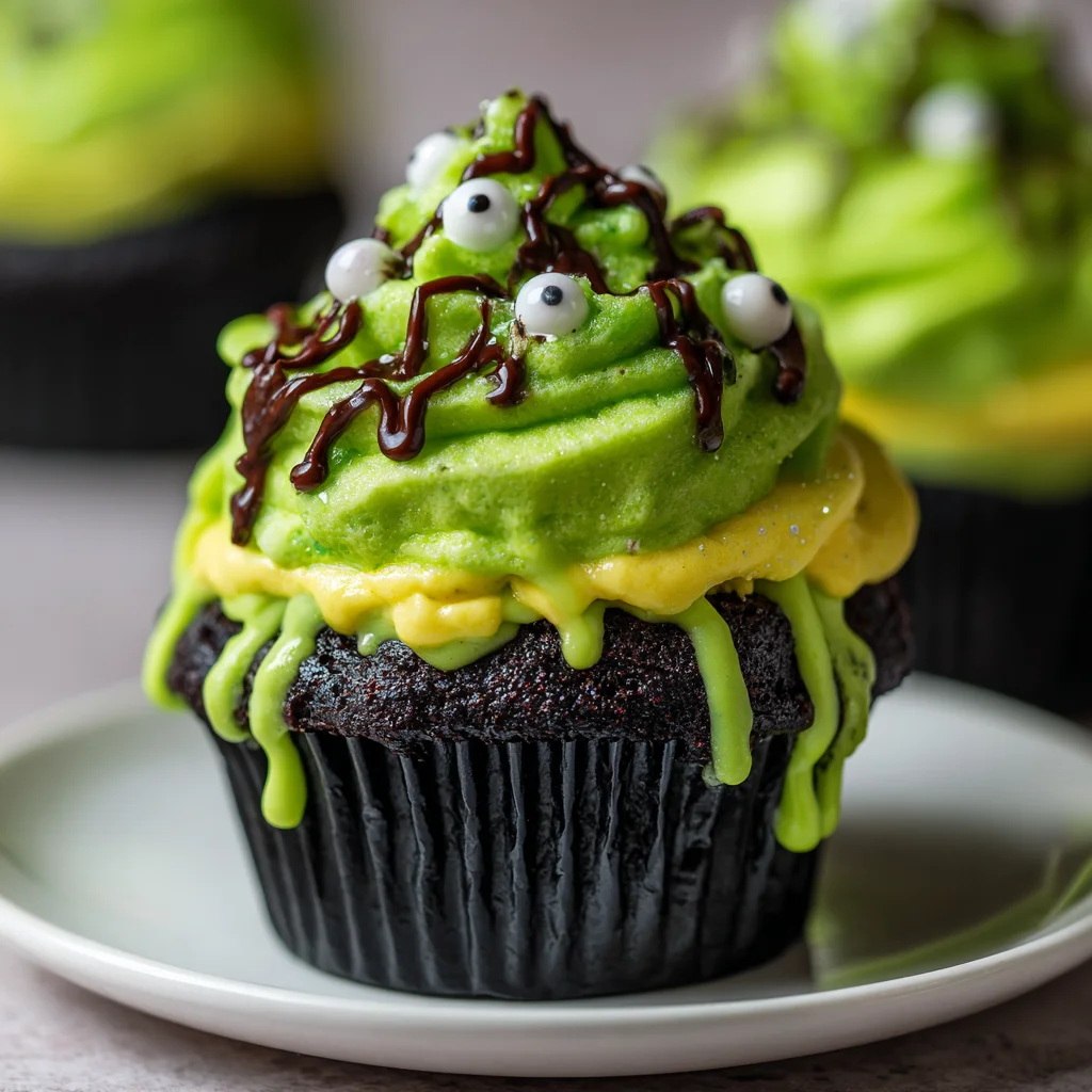 Halloween Slime Cupcakes: Create Spooktacular Treats!