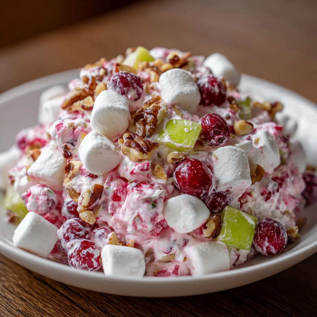 Cranberry Fluff Dessert: A Delightfully Sweet Treat!