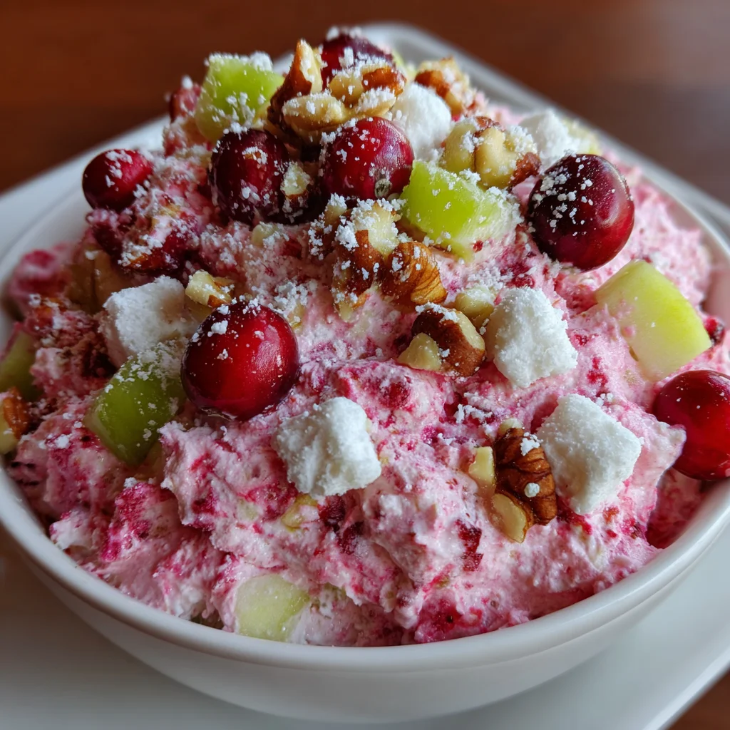 Cranberry Fluff Dessert: A Delightfully Sweet Treat!