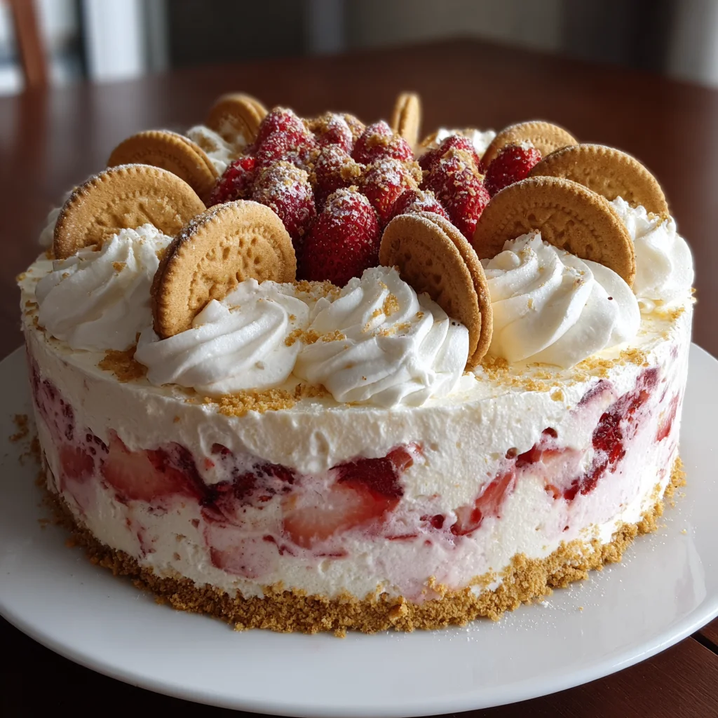 Strawberry Shortcake Ice Cream Cake: A Slice of Heaven!