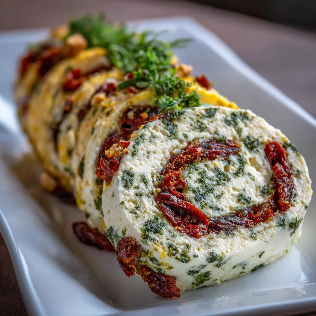 Cheese Log Pesto Sun-Dried: A Creamy Delight Awaits!