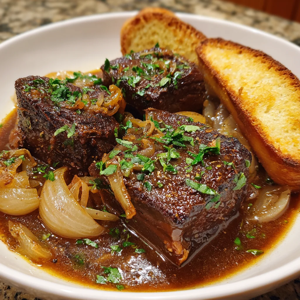 French Onion Beef Short Rib: A Comforting Delight!