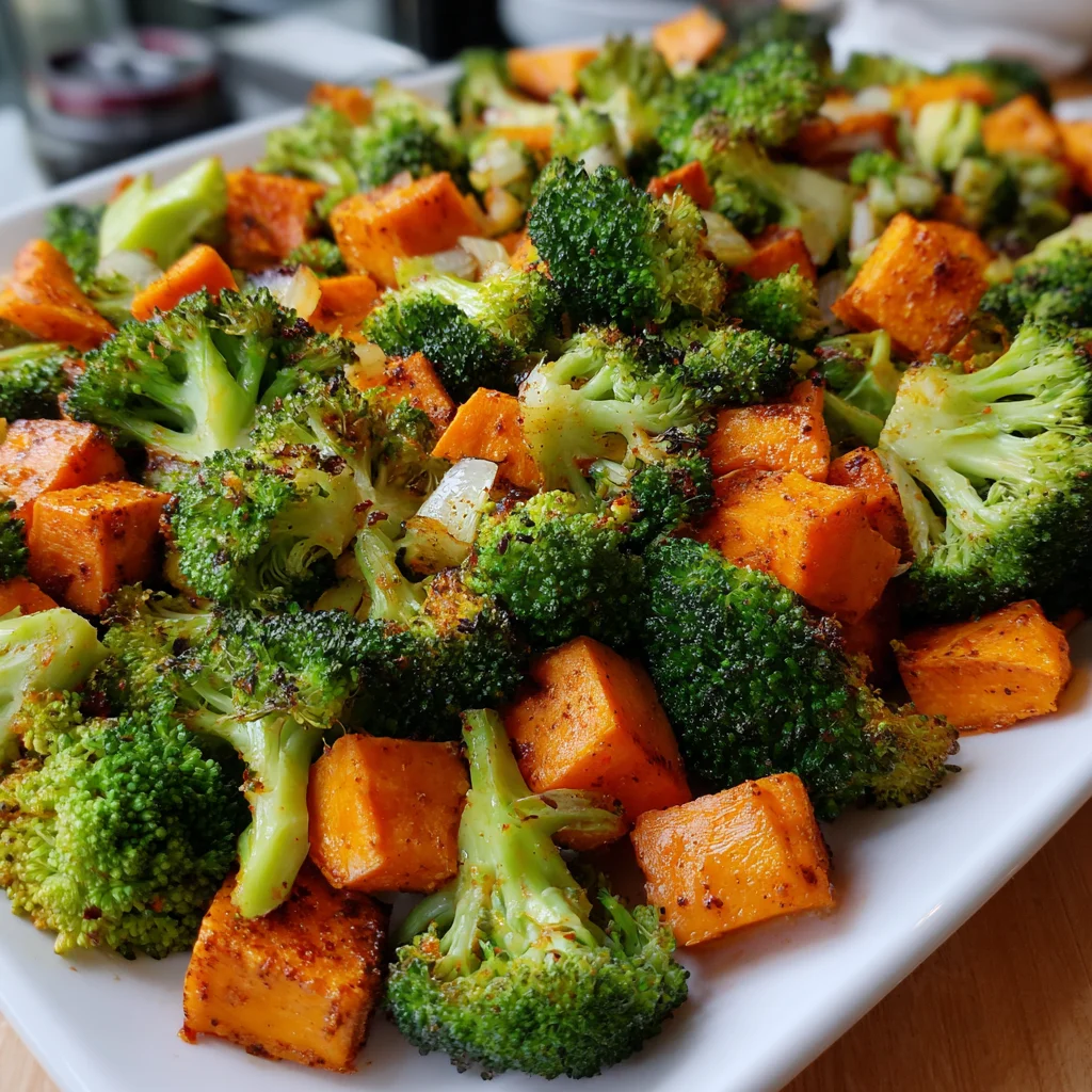 Delicious Roasted Broccoli and Sweet Potatoes Recipe Awaits!