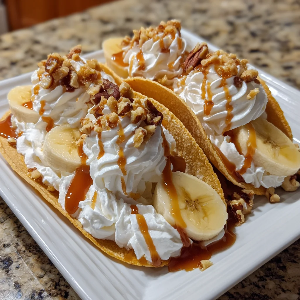 Caramel Banana Nuts Tacos: A Sweet Delight to Savor!