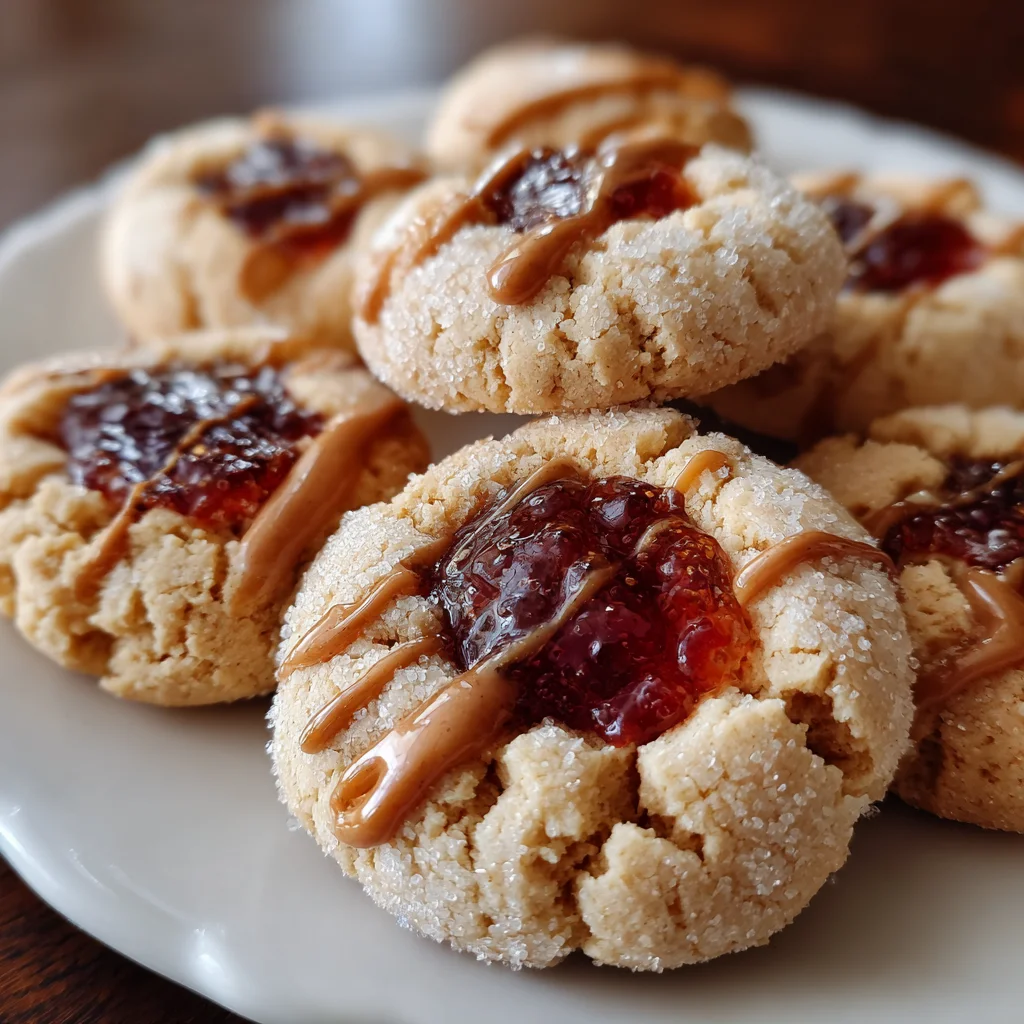 Nostalgic PB&J Thumbprint Cookies: A Sweet Delight!