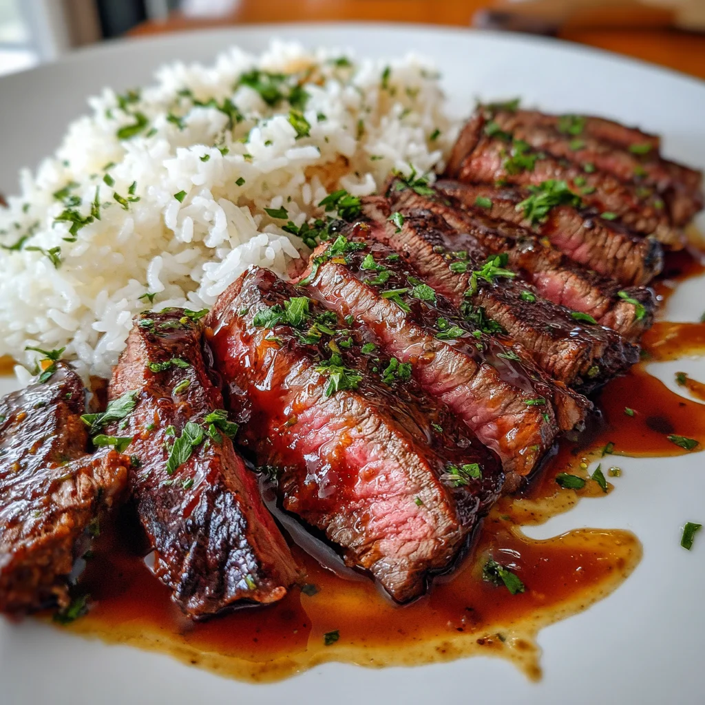 One-Skillet Creamy Honey BBQ Steak is a must-try!