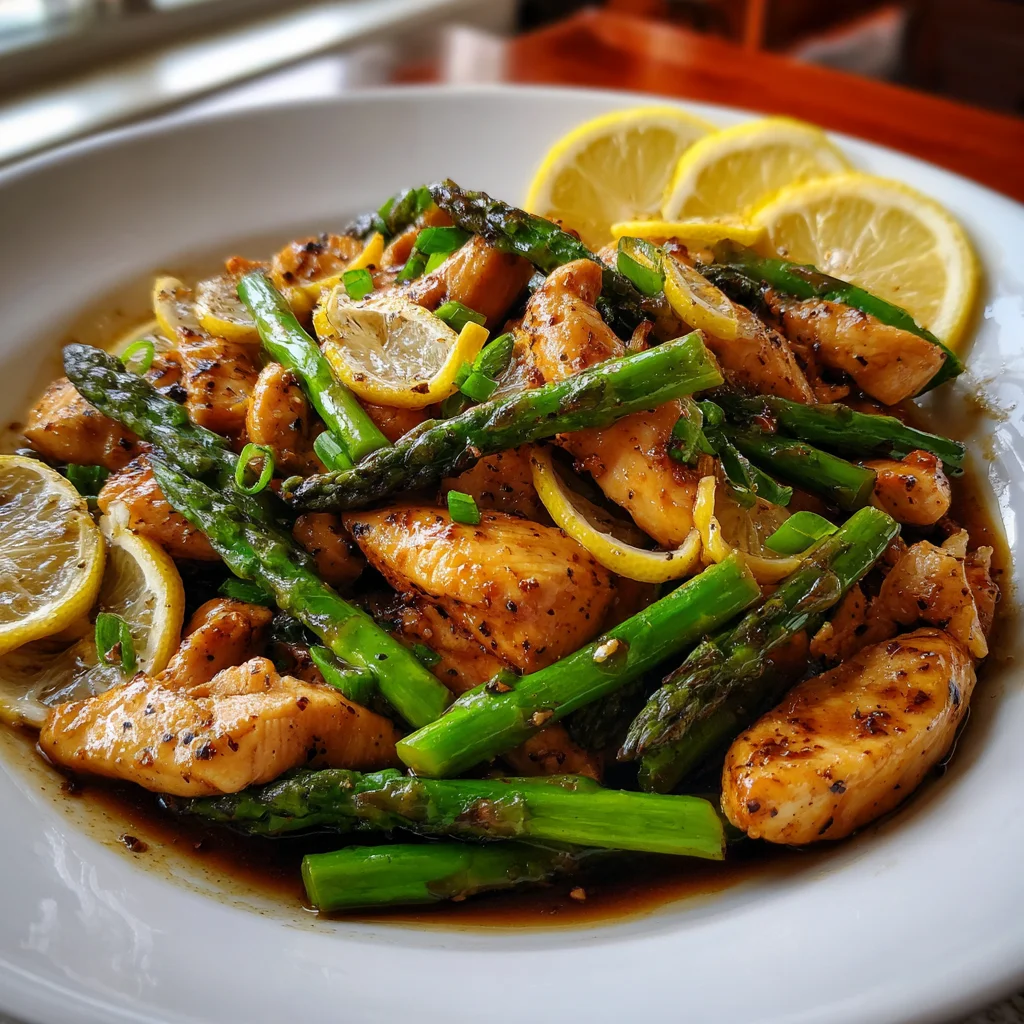 Lemon Chicken Asparagus Stir-Fry: A Quick Delight!