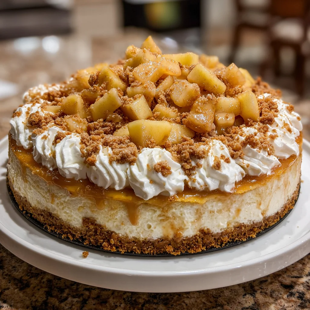 Apple Crisp Cheesecake: A Delicious, Easy Recipe!