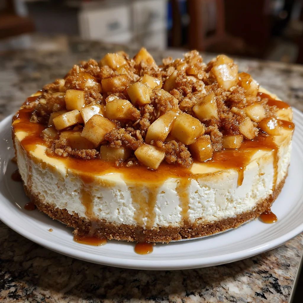 Apple Crisp Cheesecake: A Delicious, Easy Recipe!