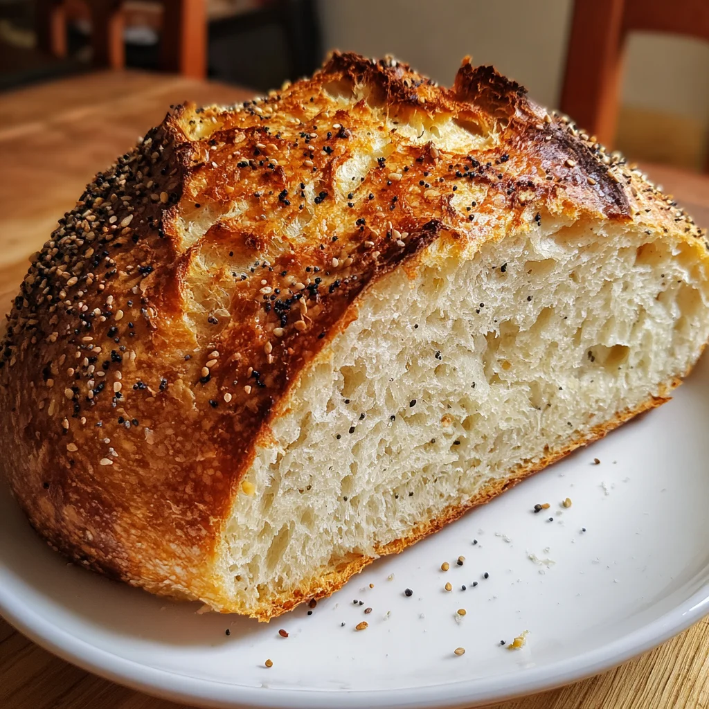 Everything Bagel No-Knead Bread: A Simple Delight
