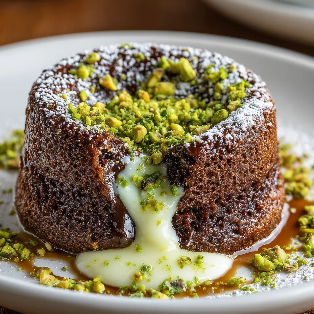 Pistachio Chocolate Lava Cakes that Wow Your Guests