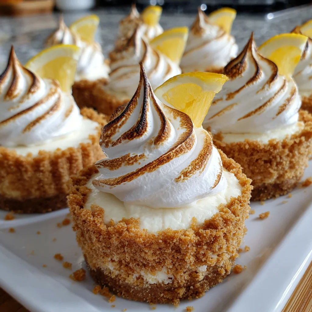 Lemon Meringue Cheesecakes: A Delightful Dessert Recipe!