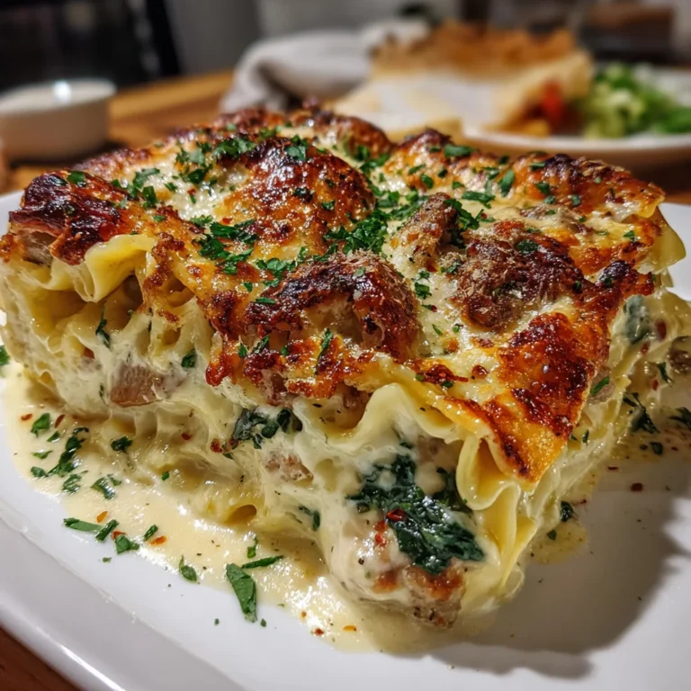 Sausage Alfredo Ravioli Lasagna: A Creamy Delight Awaits!