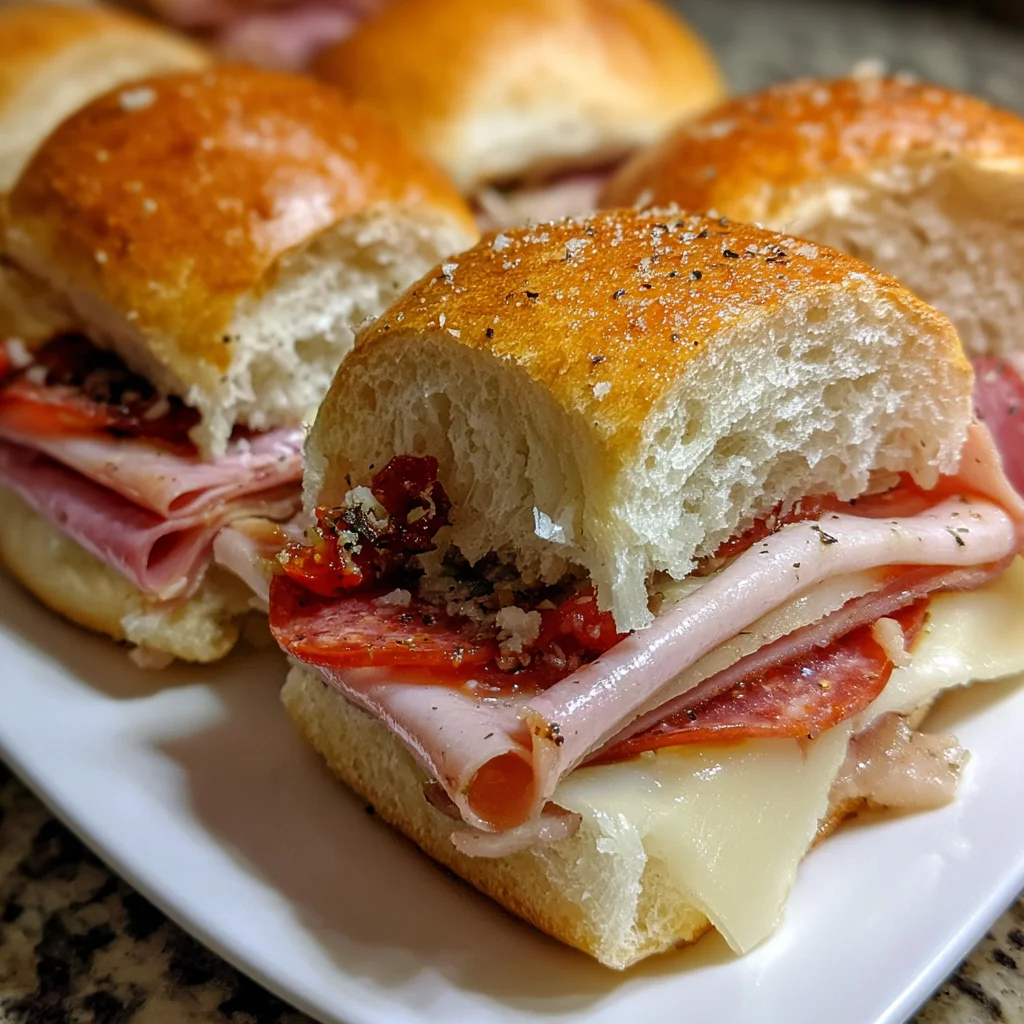 Hot Italian Sub Sliders: Your New Favorite Snack Recipe!