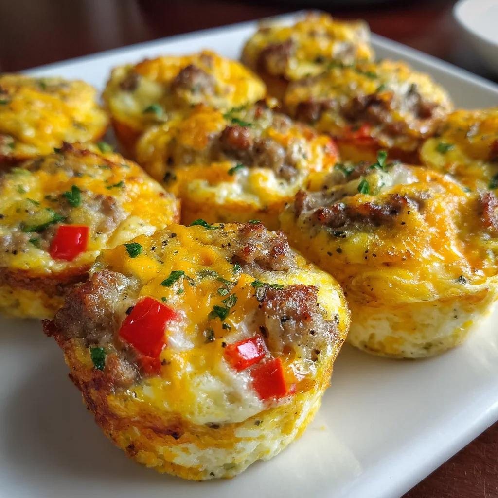 Savory Sausage Egg Bites: Easy, Delicious Breakfast Recipe!