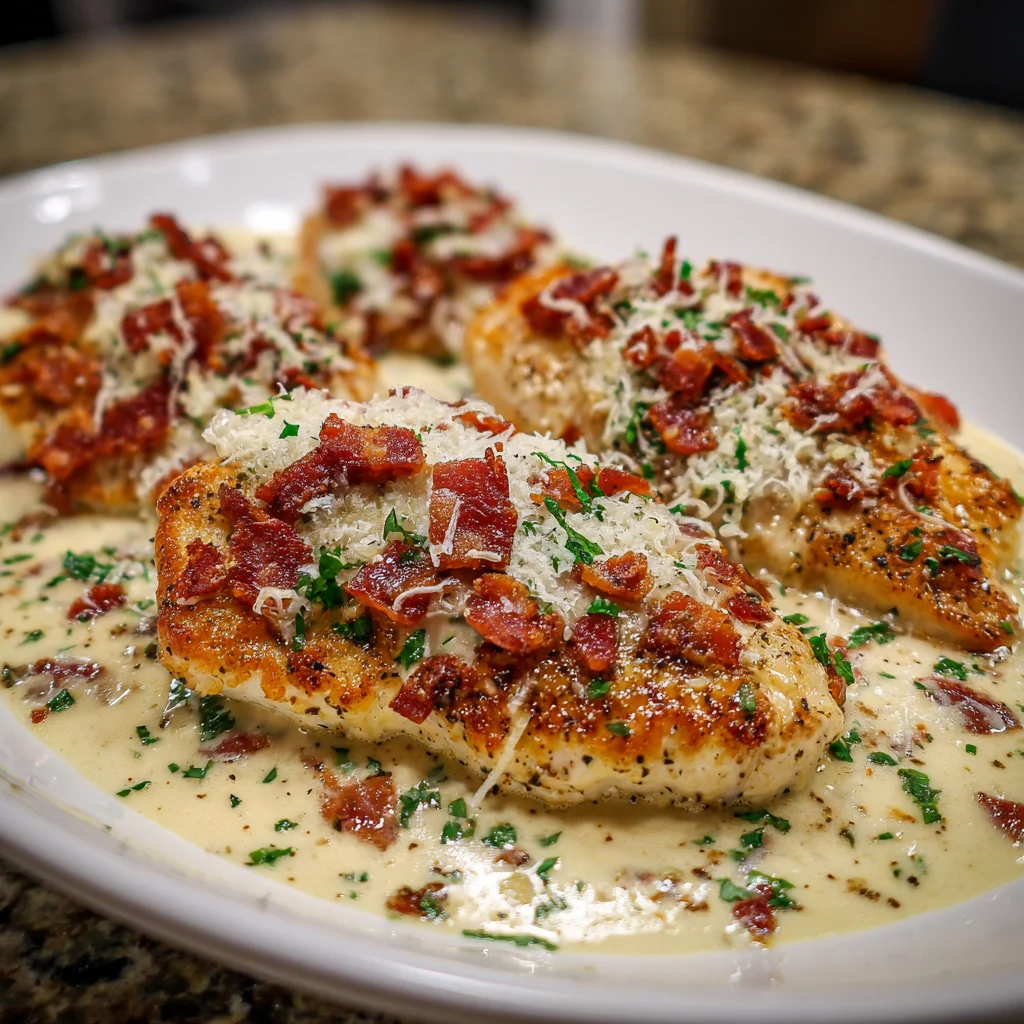 Bacon Garlic Parmesan Chicken recipe that delights palates!