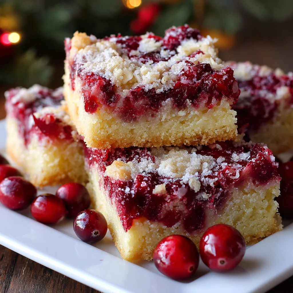 Cranberry Bars: Discover the Sweetest Recipe Today!