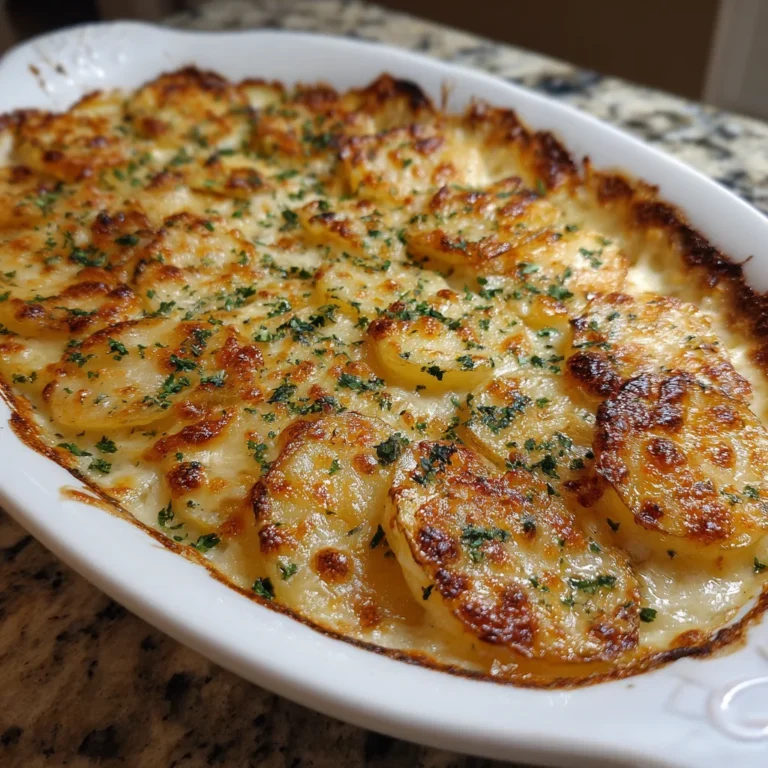 Scalloped Potatoes with Three Cheeses: A Creamy Delight!
