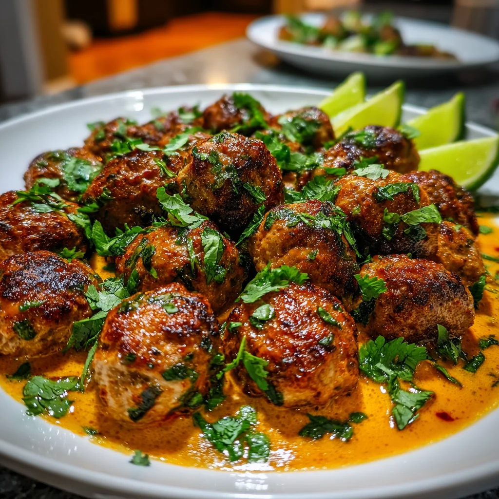 Thai Red Curry Turkey Meatballs: A Flavorful Delight!