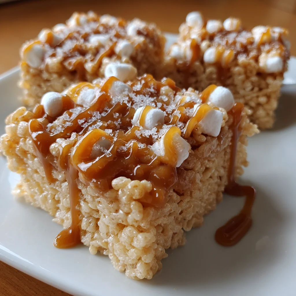 Salted Caramel Rice Krispie Treats: Discover the Delight!