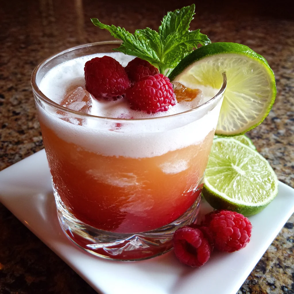 Raspberry Passionfruit Tequila Sour: A Refreshing Delight!