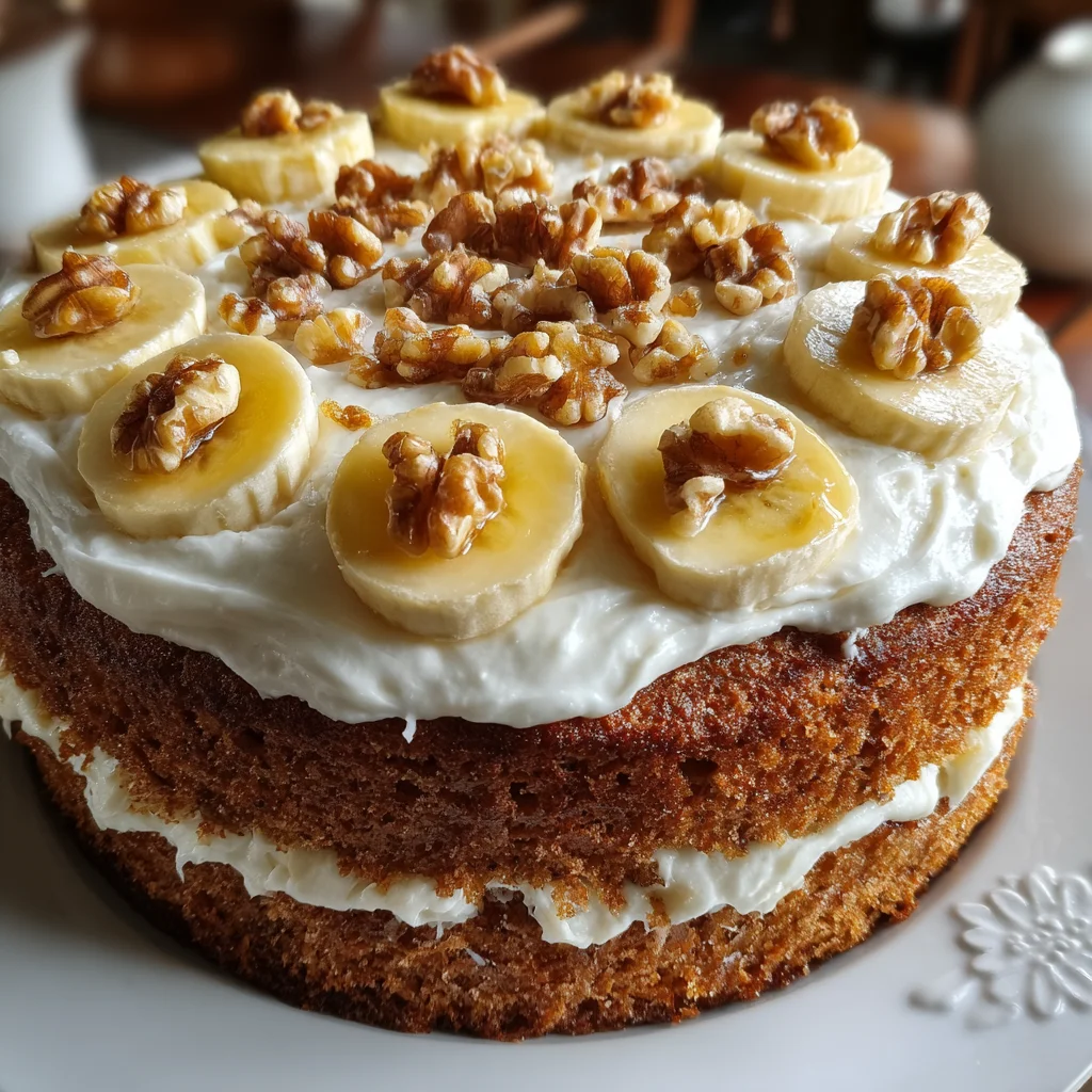 Heavenly Banana Walnut Cream Cake: A Must-Try Delight!