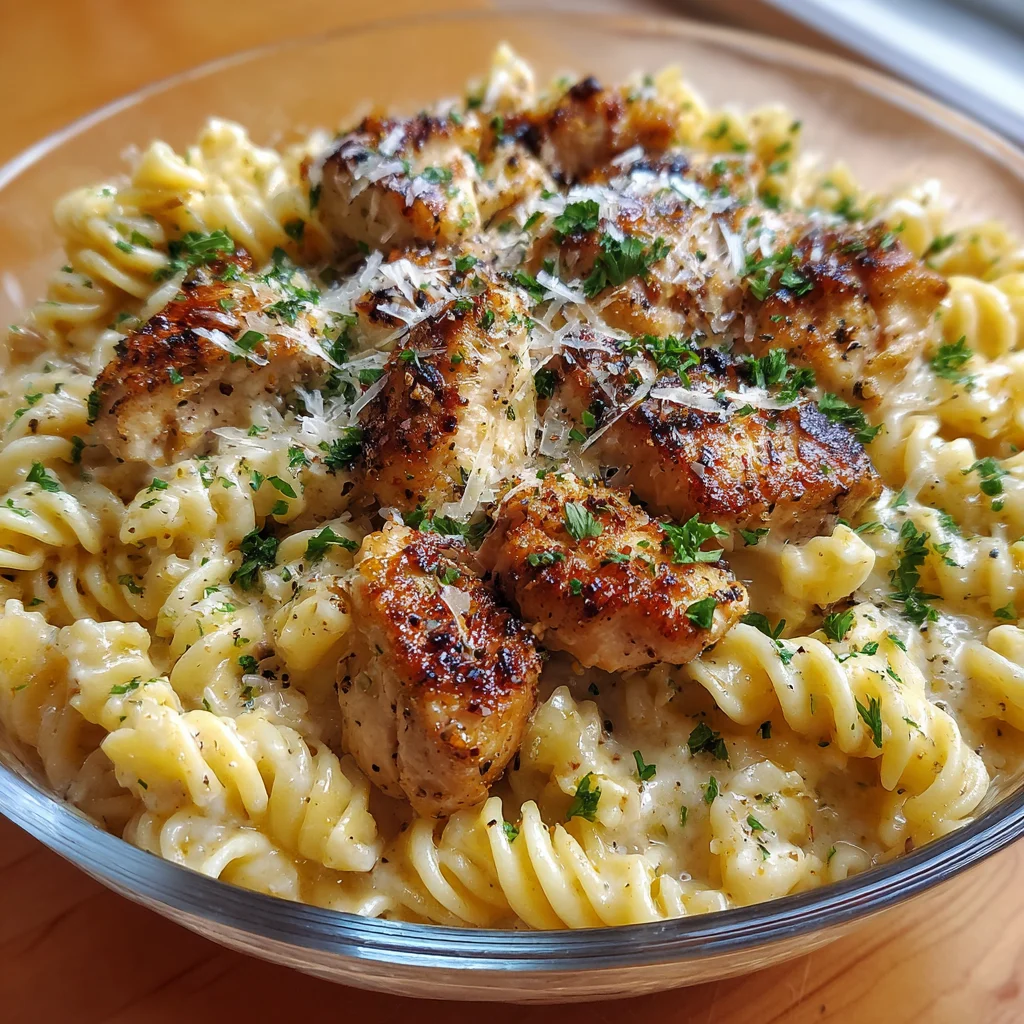 Creamy Garlic Parmesan Chicken Pasta: A Delicious Twist!