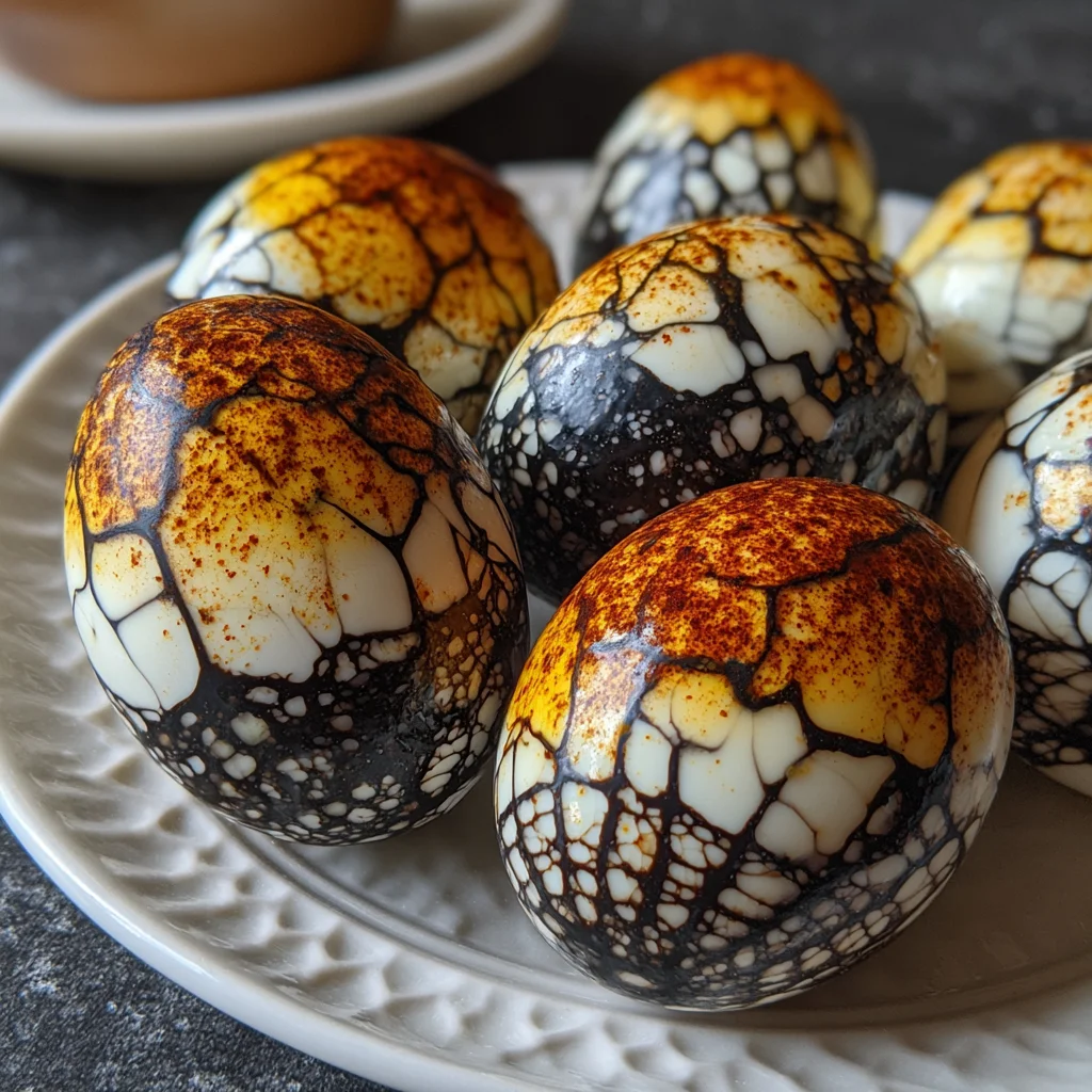 Spooky Spiderweb Eggs: Create a Halloween Delight!