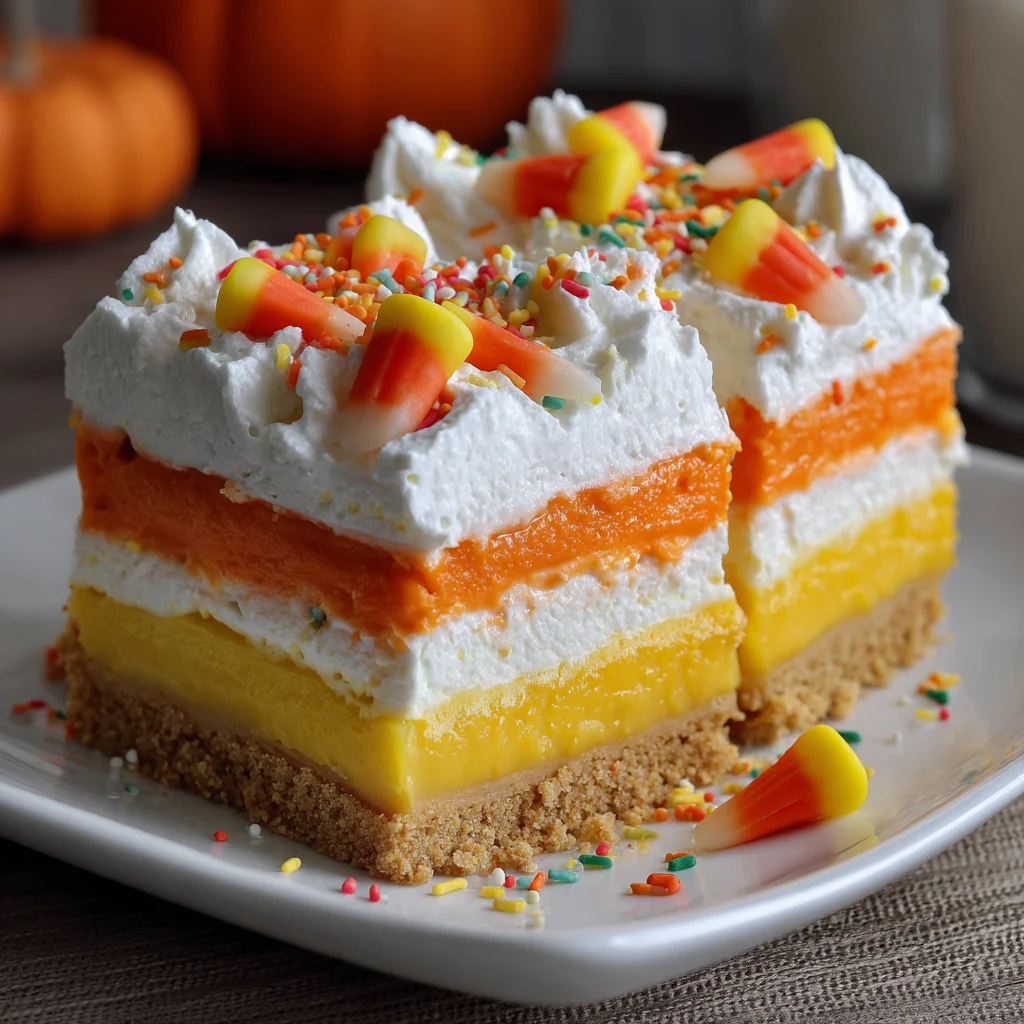 Layered Candy Corn Pie: Delightful Fall Dessert Recipe