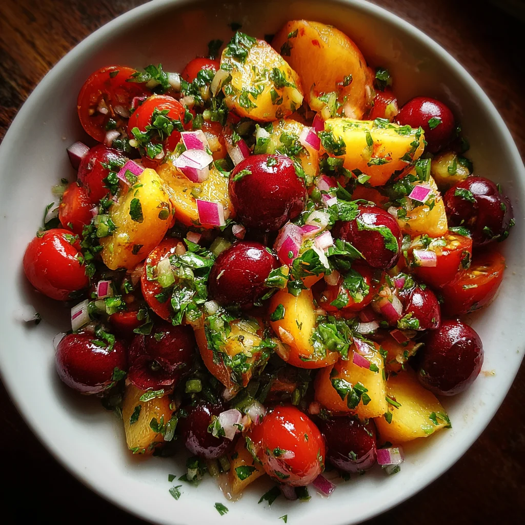 Delicious Peach Cherry Salsa That Will Brighten Your Meals