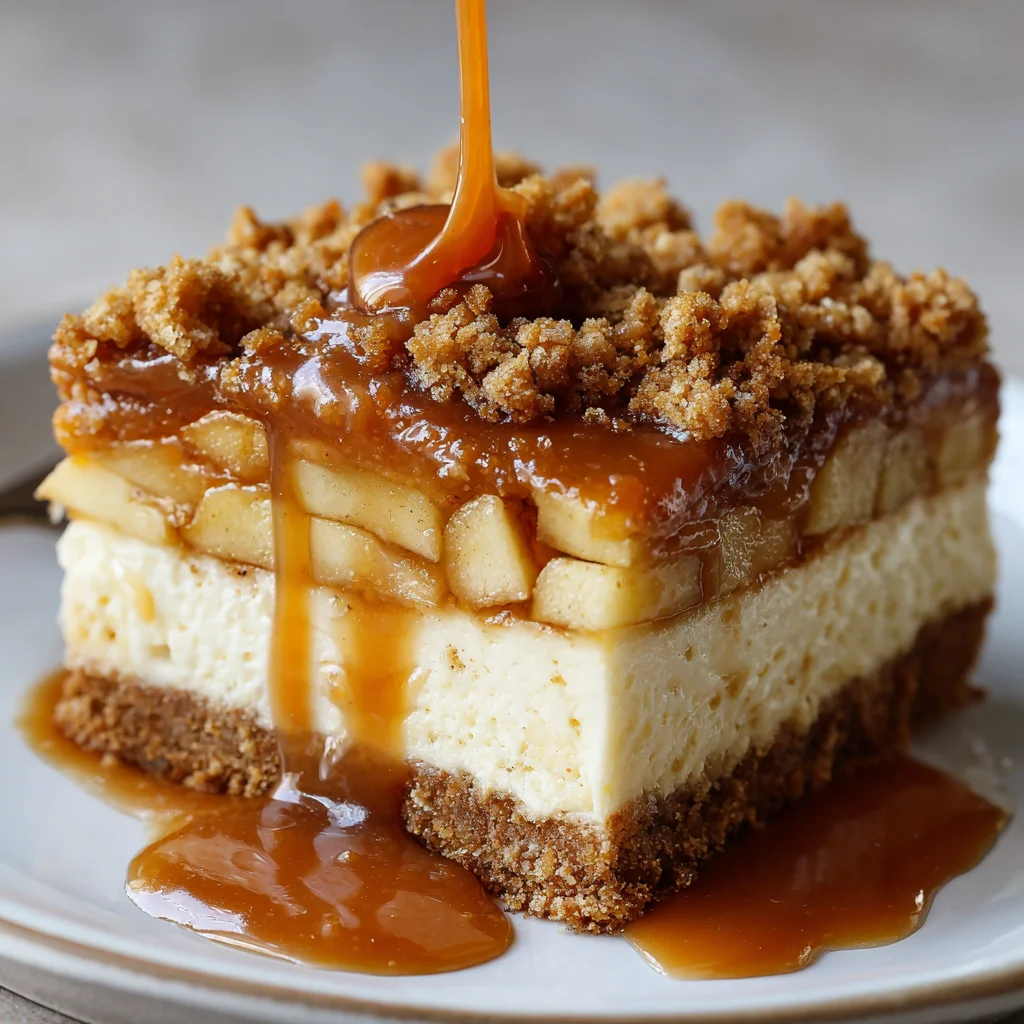 Caramel Apple Cheesecake Bars: Indulge in This Delight!