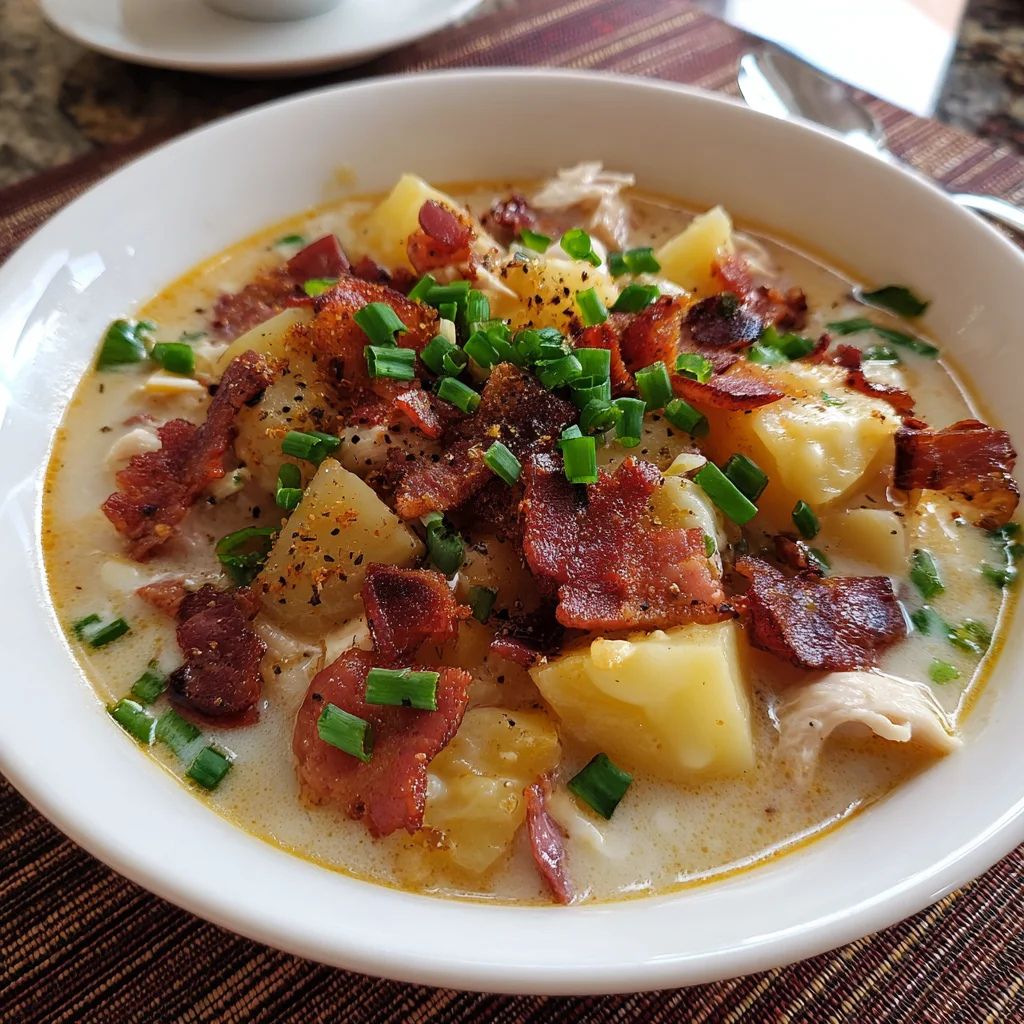 Chicken Bacon Potato Soup: A Cozy Comfort Recipe!