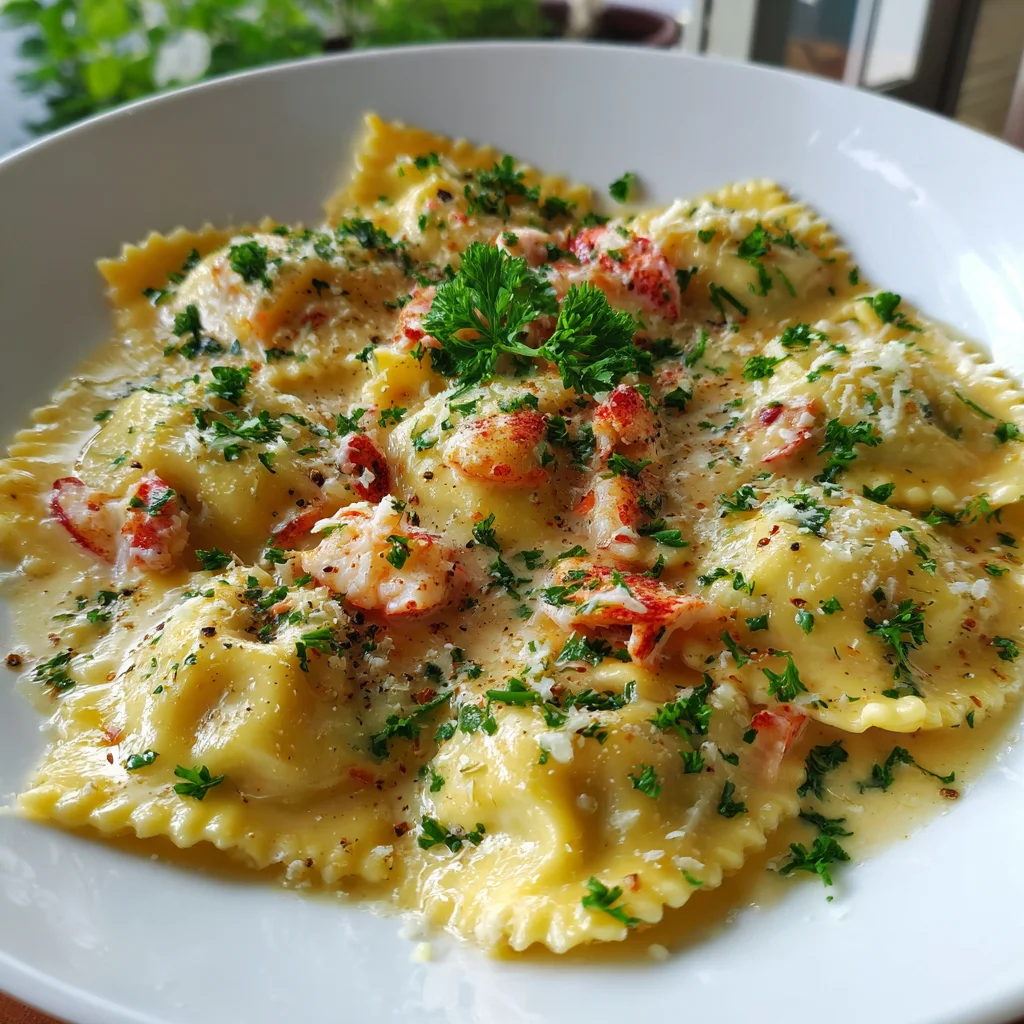 Lobster Ravioli Garlic Butter Sauce: A Delicious Twist!