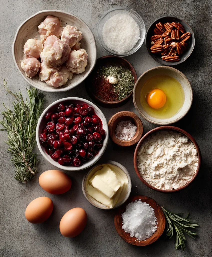 Cranberry Turkey Stuffing Balls