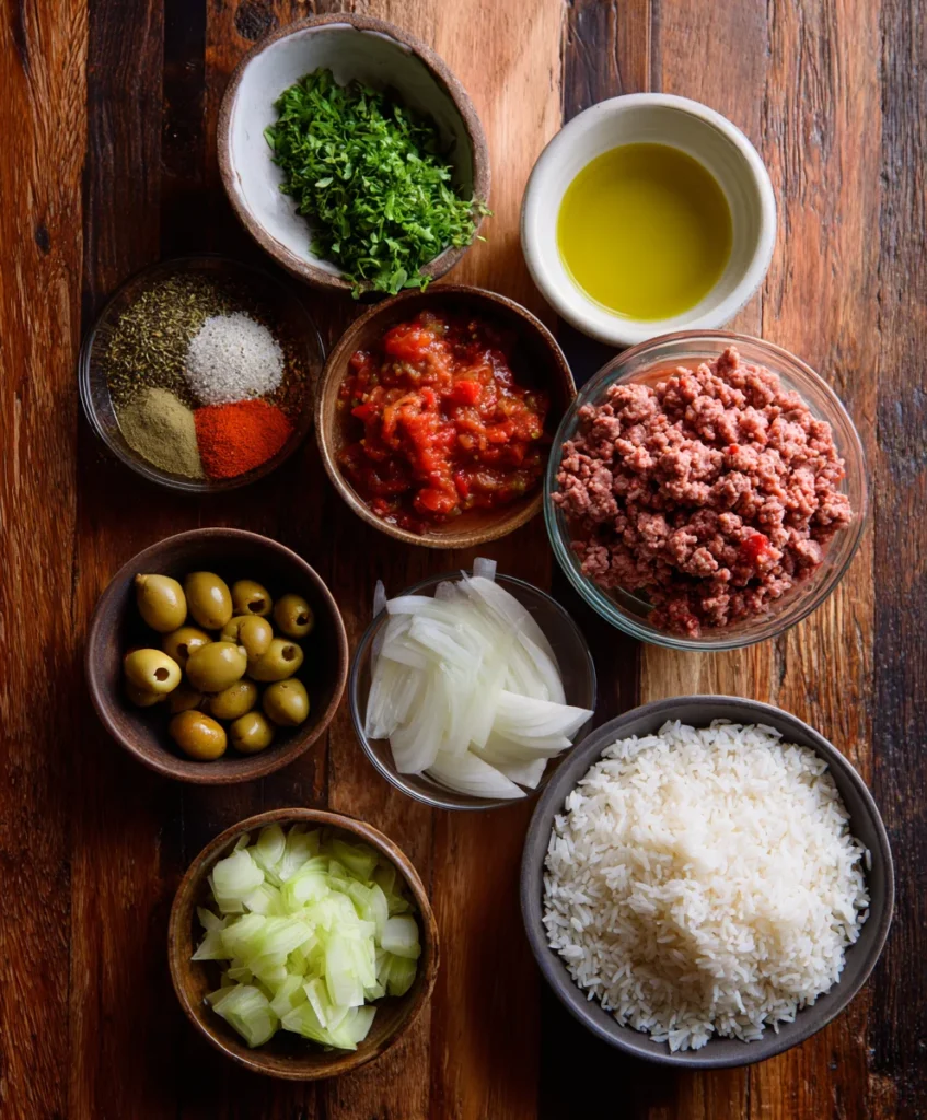 Cuban Picadillo With Rice