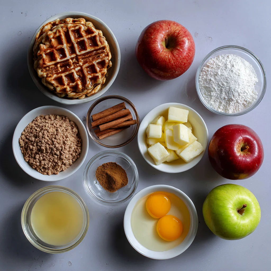 Apple Fritter Waffle Donuts