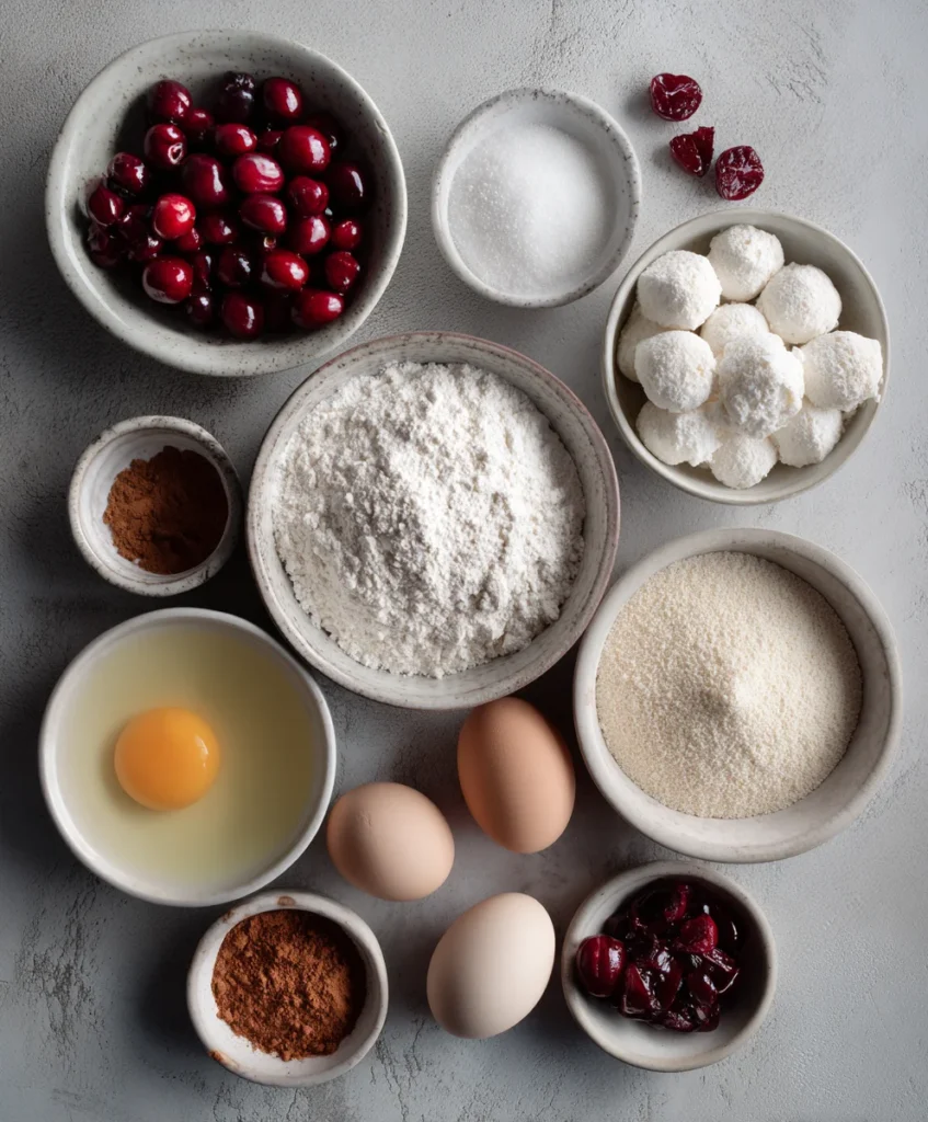  Cherry Snowball Cookies