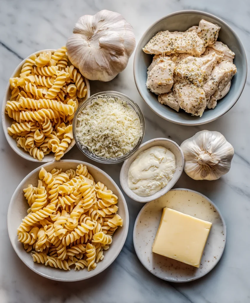  Creamy Garlic Parmesan Chicken Pasta