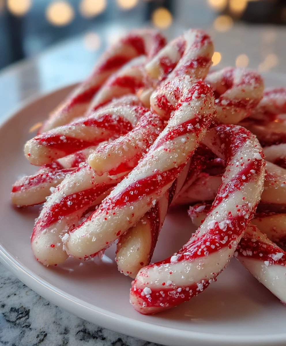 Candy Cane Cookies