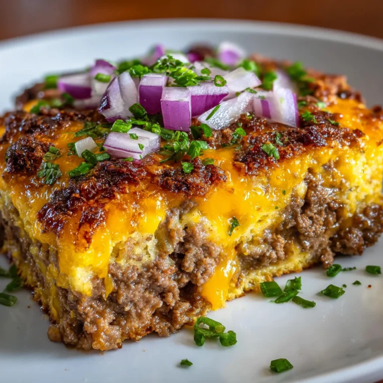 Keto Cheeseburger Casserole A Quick, Flavorful Delight!