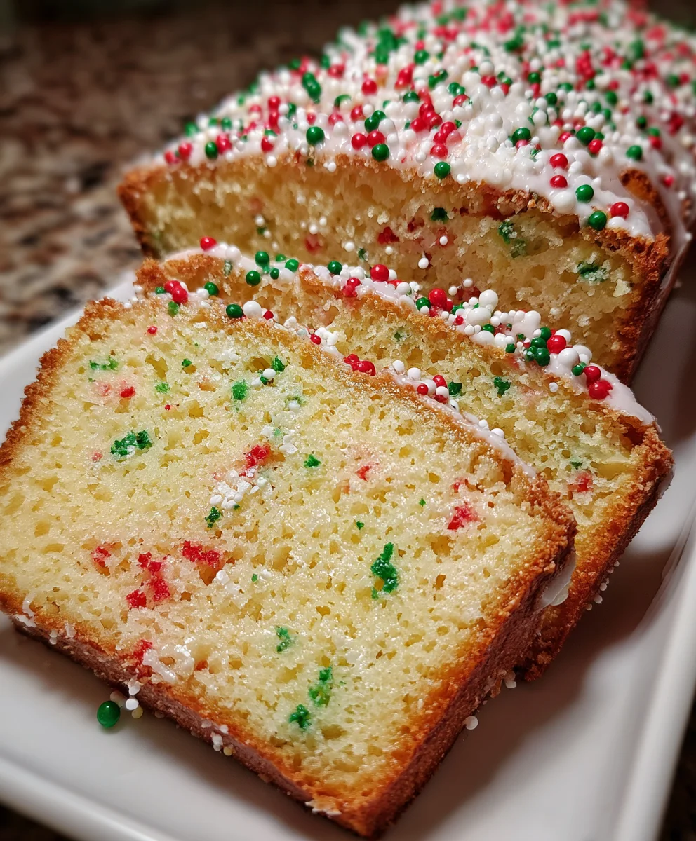 Christmas Sprinkle Buttermilk Bread