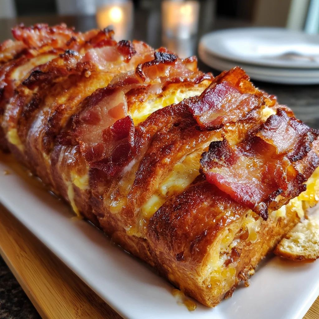 Maple Bacon Croissant Loaf: A Delicious Breakfast Delight!
